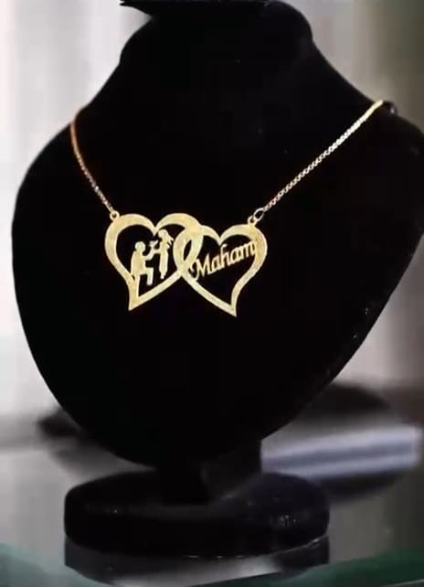 Custom Heart Name Necklace – Love Style by Silveries By Jia