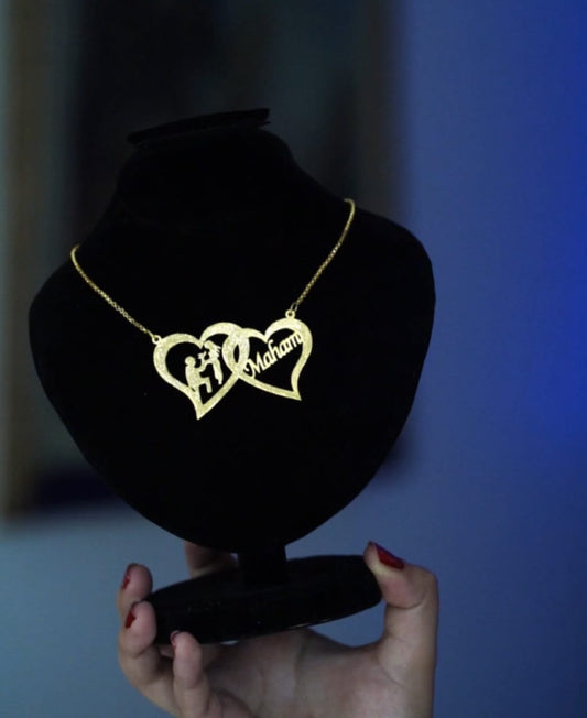 Custom Heart Name Necklace – Love Style by Silveries By Jia