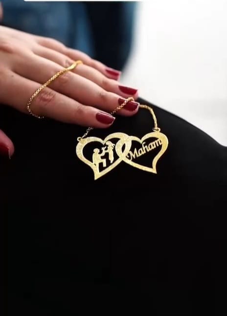 Custom Heart Name Necklace – Love Style by Silveries By Jia