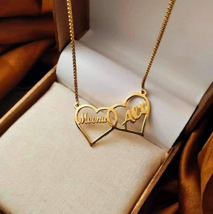Custom Heart Name Necklace – Love Style by Silveries By Jia